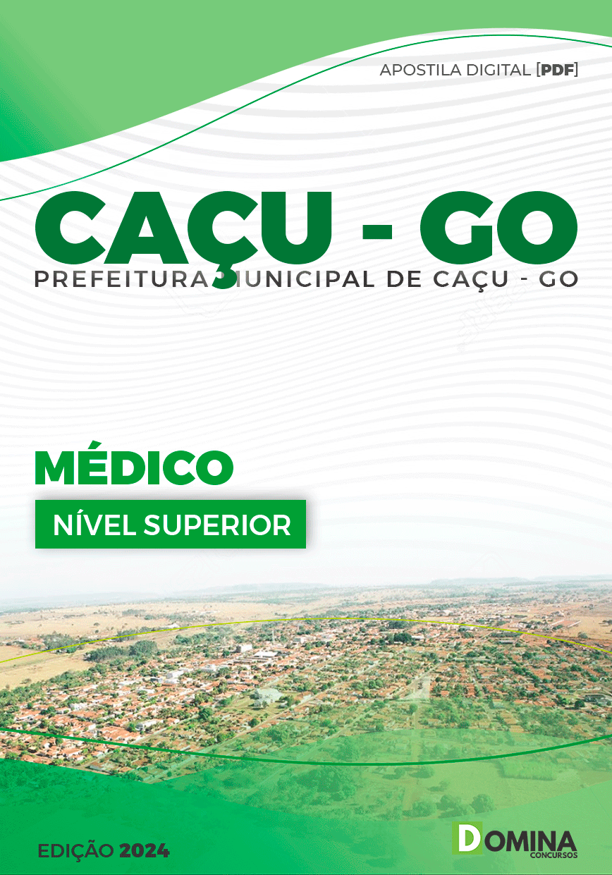 Apostila Pref Caçu GO 2024 Médico