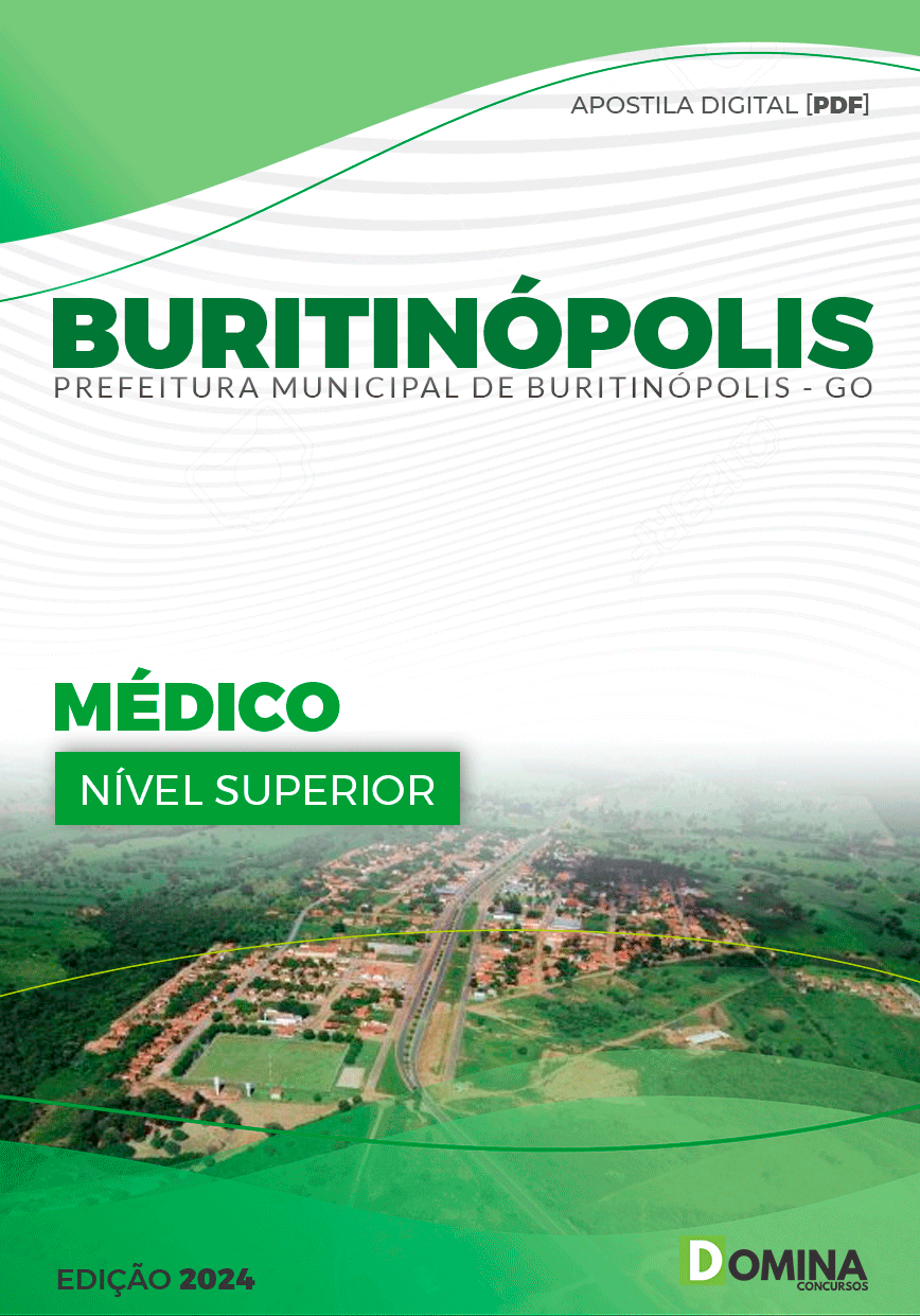 Apostila Pref Buritinópolis GO 2024 Médico
