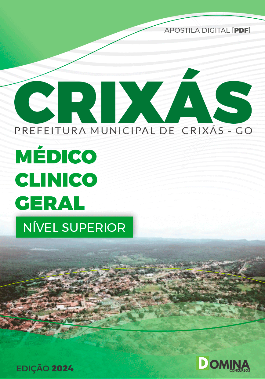 Apostila Pref Crixás GO 2024 Médico Clinico Geral