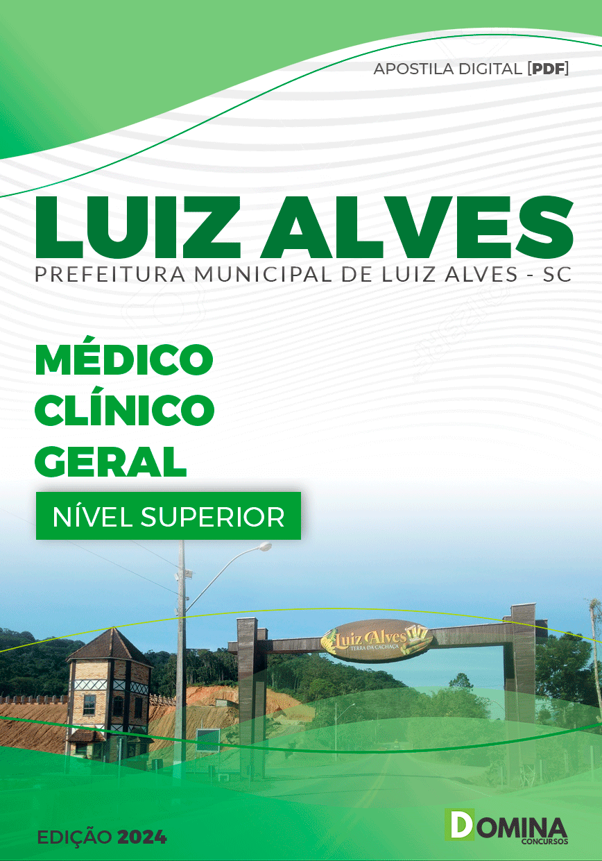 Apostila Pref Luiz Alves SC 2024 Médico Clínico Geral