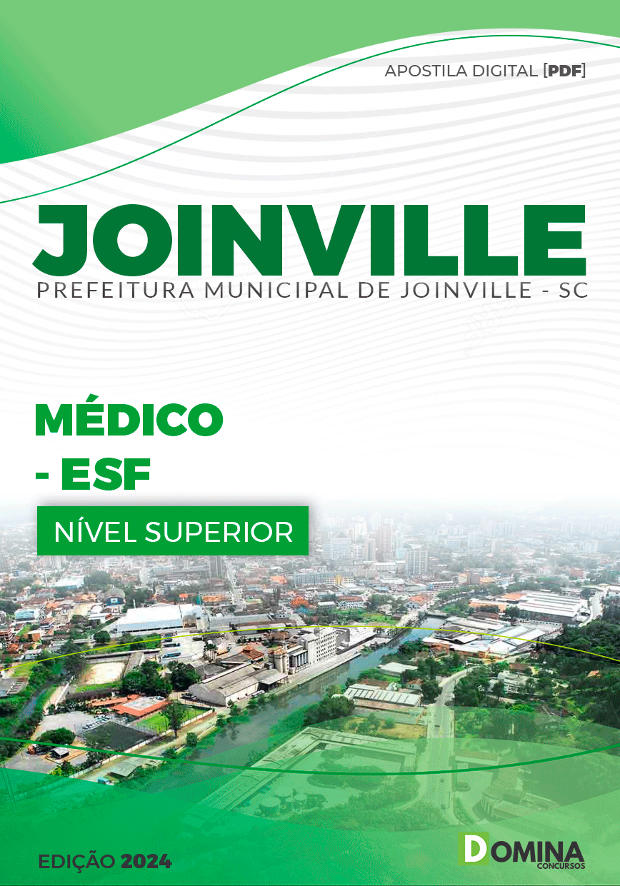 Apostila Pref Joinville SC 2024 Médico ESF