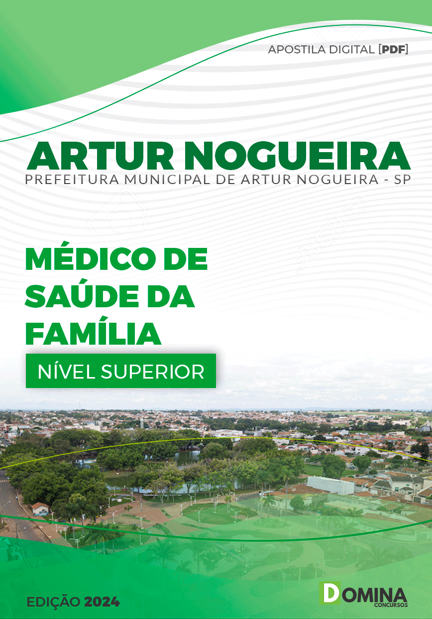 Apostila Pref Artur Nogueira SP 2024 Médico de Saúde da Família