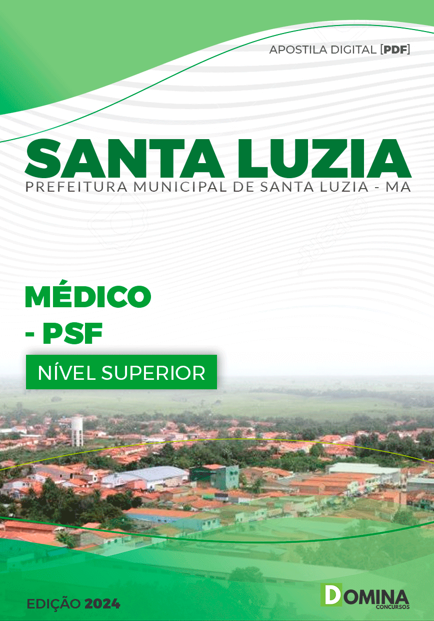 Apostila Pref Santa Luzia MA 2024 Médico PSF