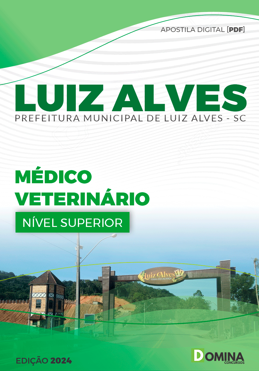 Apostila Pref Luiz Alves SC 2024 Médico Veterinário