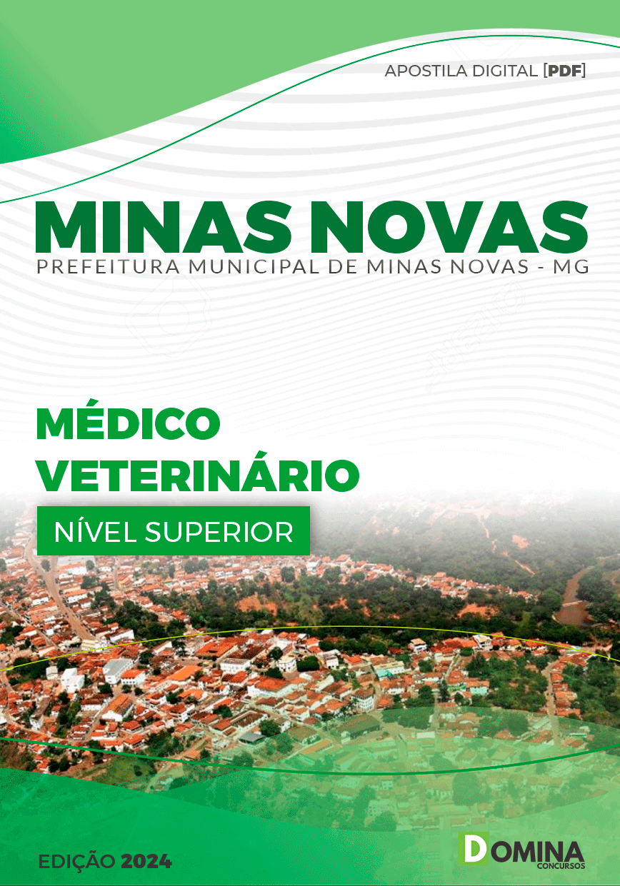 Apostila Pref Minas Novas MG 2024 Médico Veterinário
