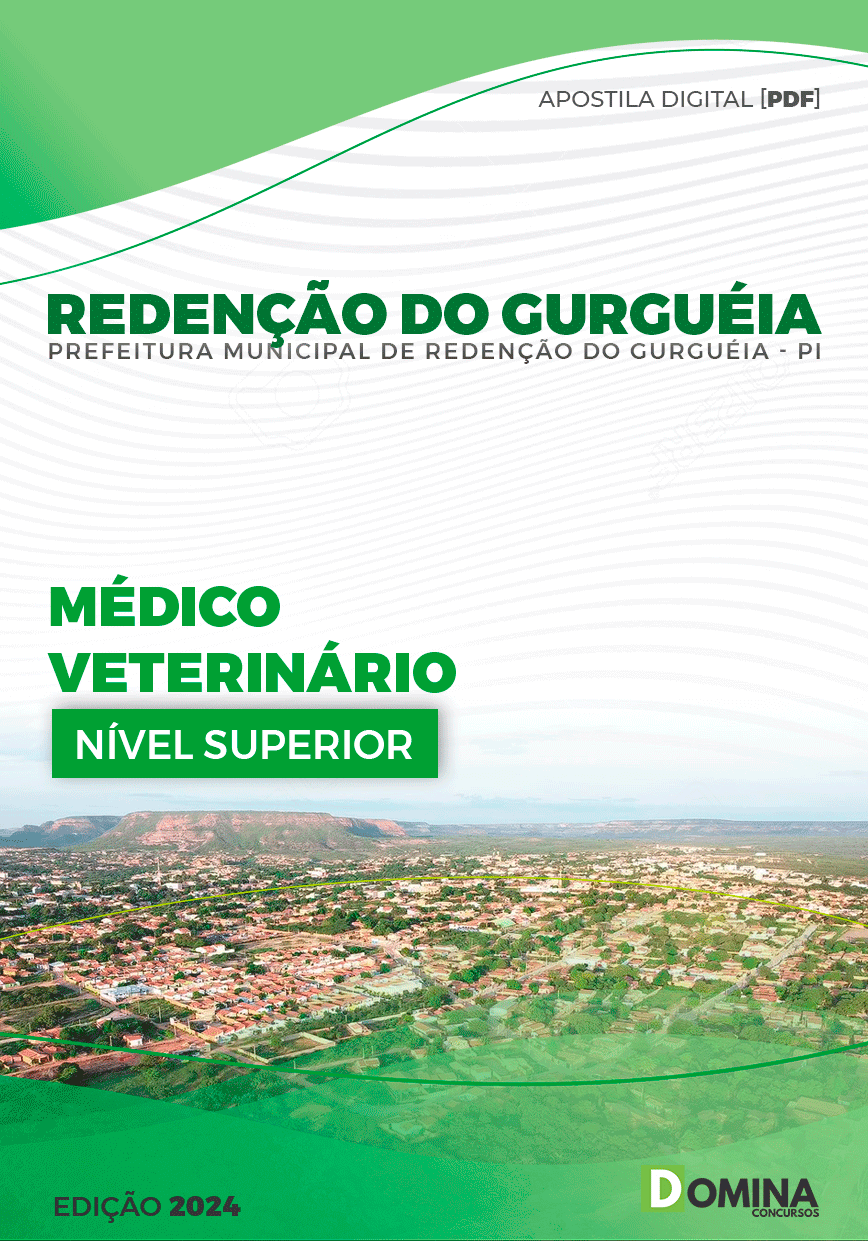 Apostila Pref Redenção do Gurguéia PI 2024 Médico Veterinário