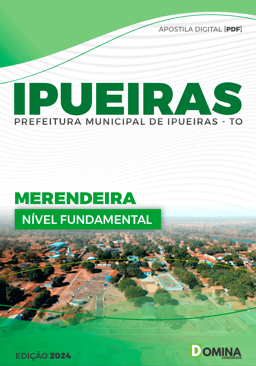 Apostila Pref Ipueiras TO 2024 Merendeira