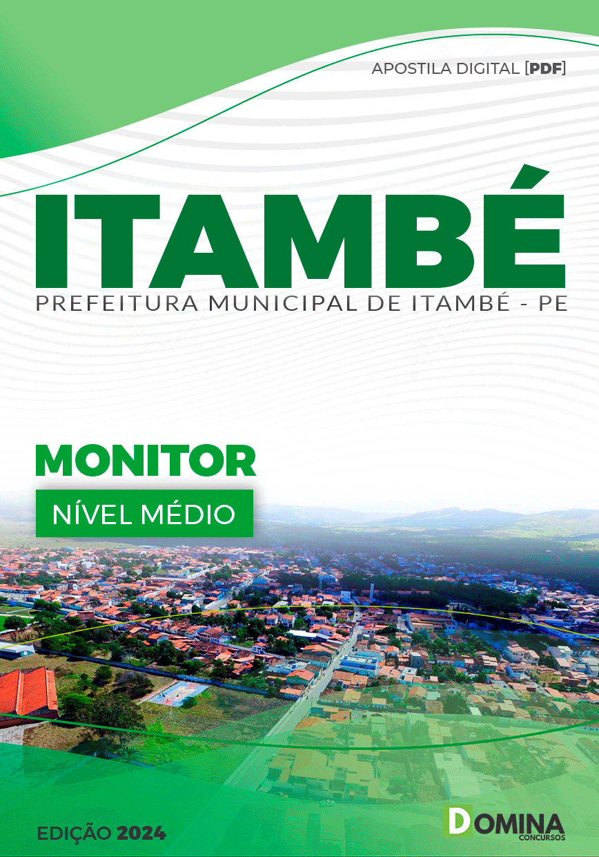 Apostila Pref Itambé PE 2024 Monitor