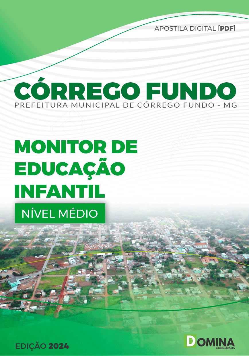 Apostila Córrego Fundo MG 2024 Monitor Educação Infantil