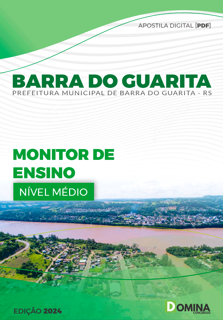 Apostila Pref Barra do Guarita RS Monitor Ensino