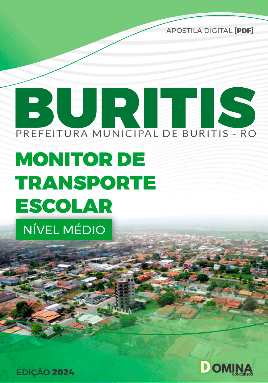 Apostila Pref Buritis RO 2024 Monitor Transporte Escolar