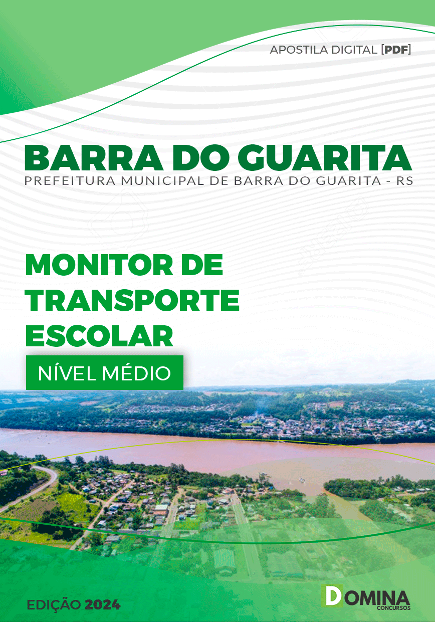 Apostila Pref Barra do Guarita RS Monitor Transporte Escolar