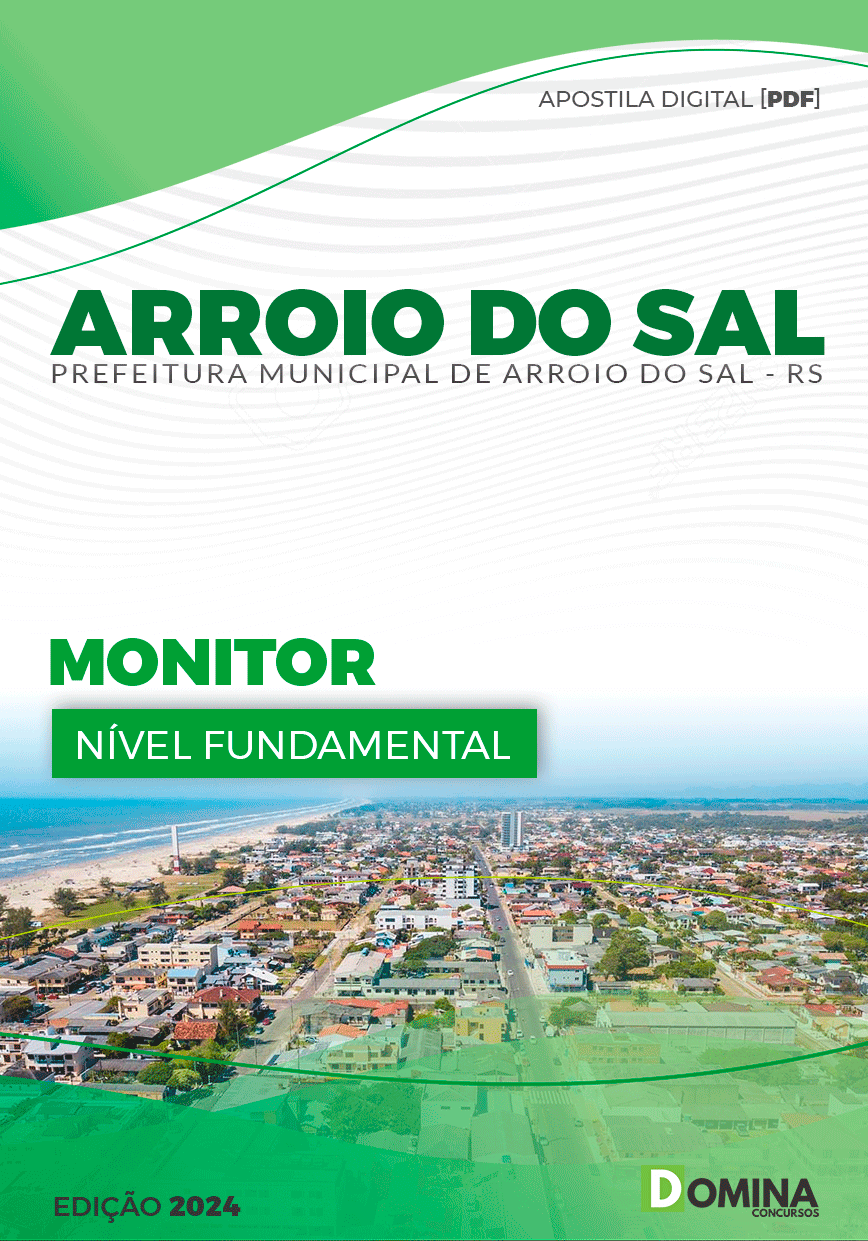 Apostila Pref Arroio do Sal RS 2024 Monitor