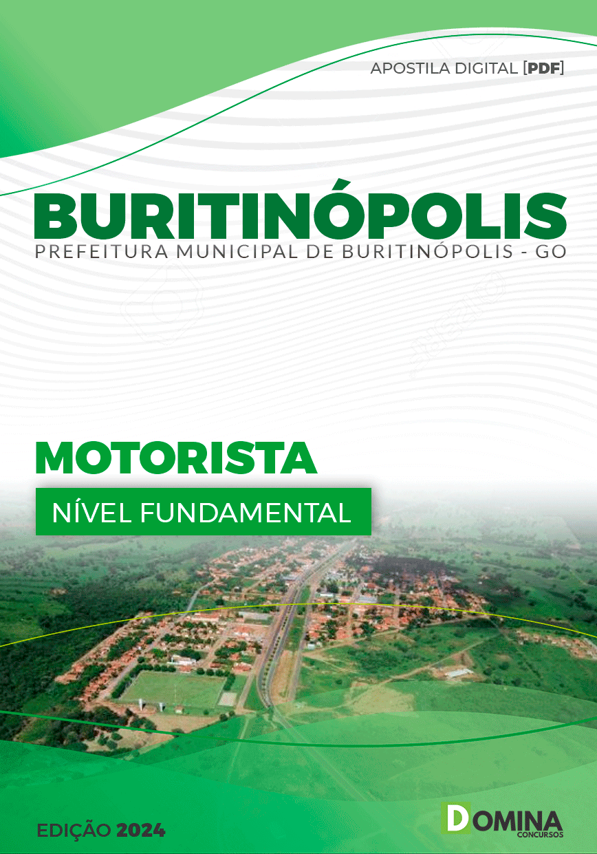 Apostila Pref Buritinópolis GO 2024 Motorista