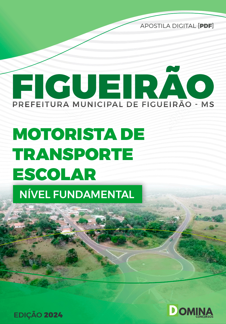Apostila Pref Figueirão MS 2024 Motorista Transporte Escolar
