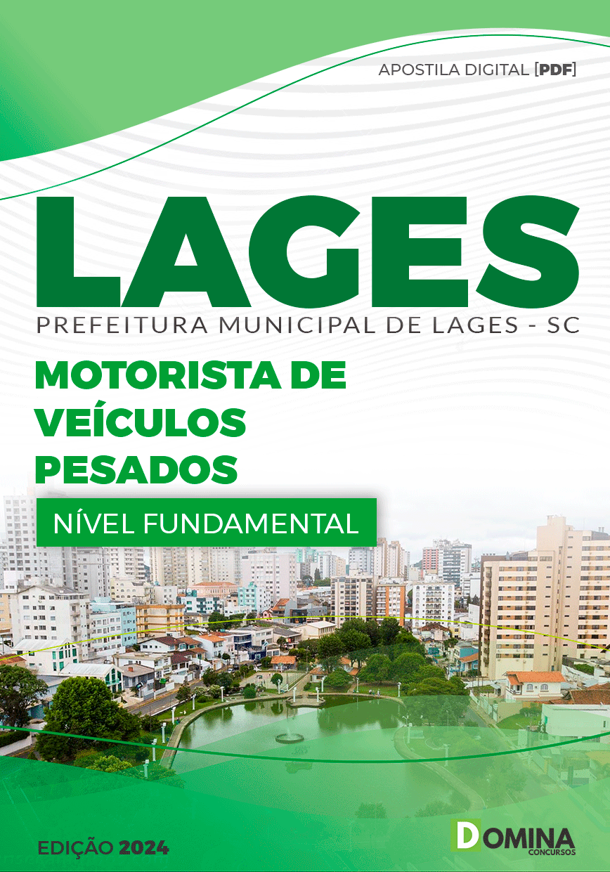Apostila Pref Lages SC 2024 Motorista de Veículos Pesados