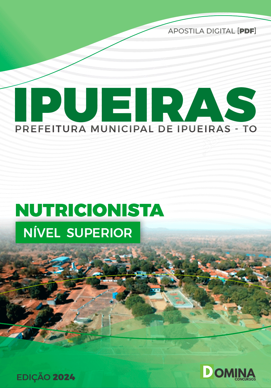 Apostila Pref Ipueiras TO 2024 Nutricionista