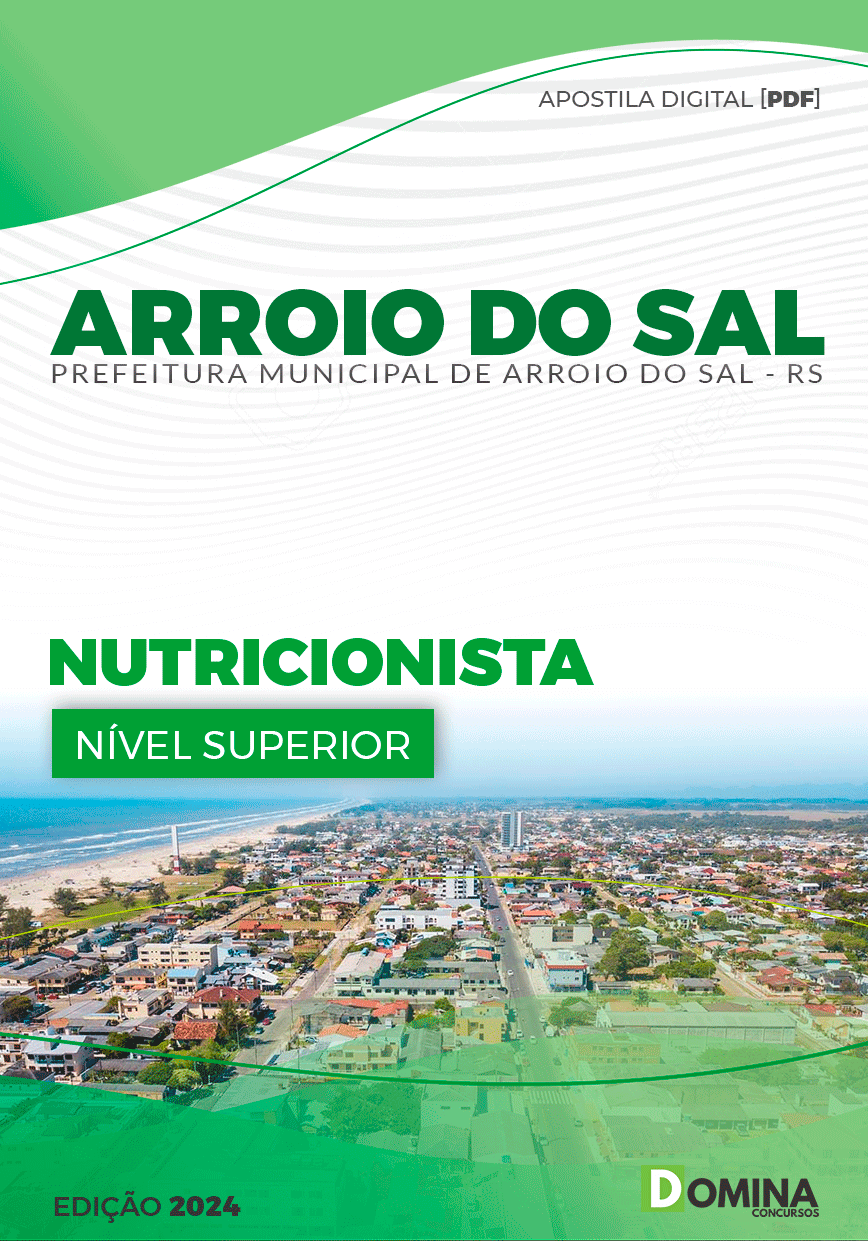 Apostila Pref Arroio do Sal RS 2024 Nutricionista