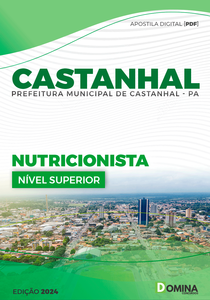 Apostila Pref Castanhal PA 2024 Nutricionista