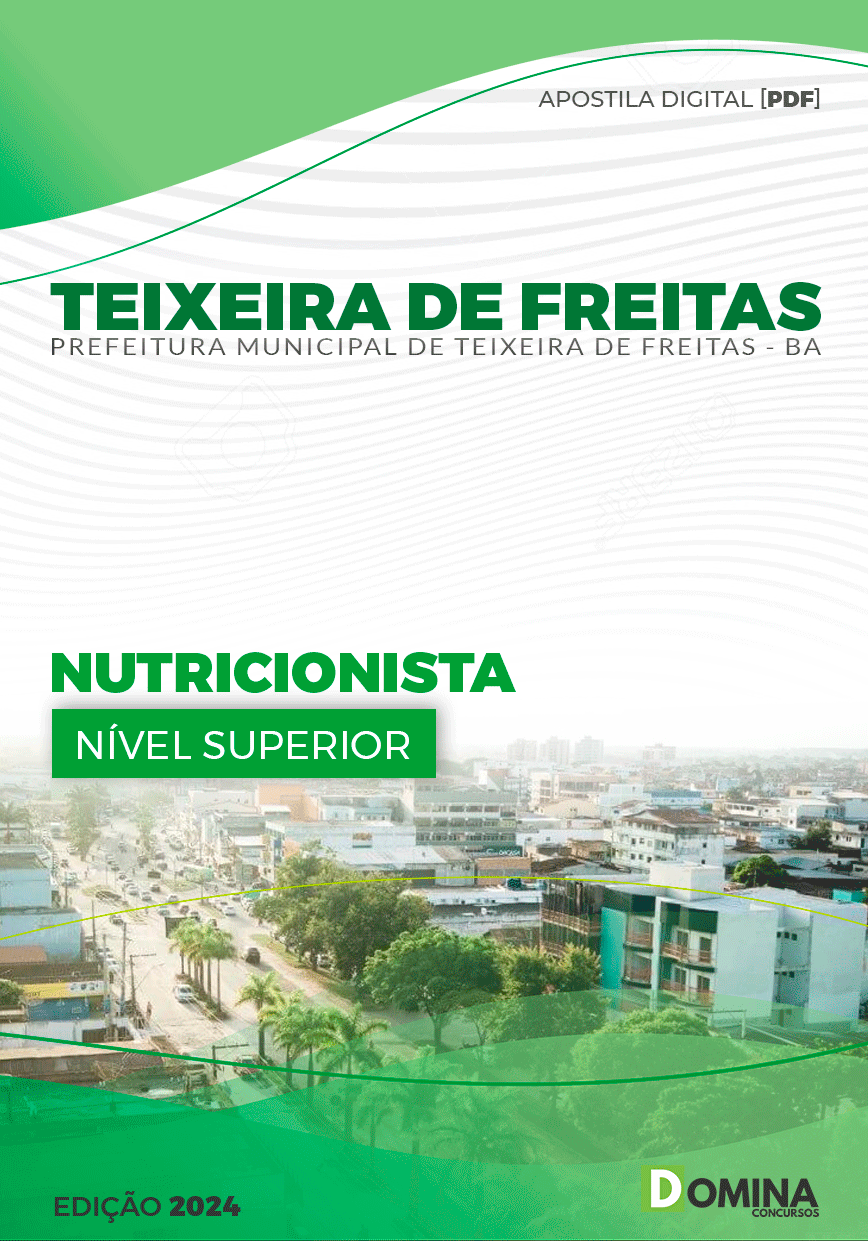 Apostila Pref Teixeira de Freitas BA 2024 Nutricionista