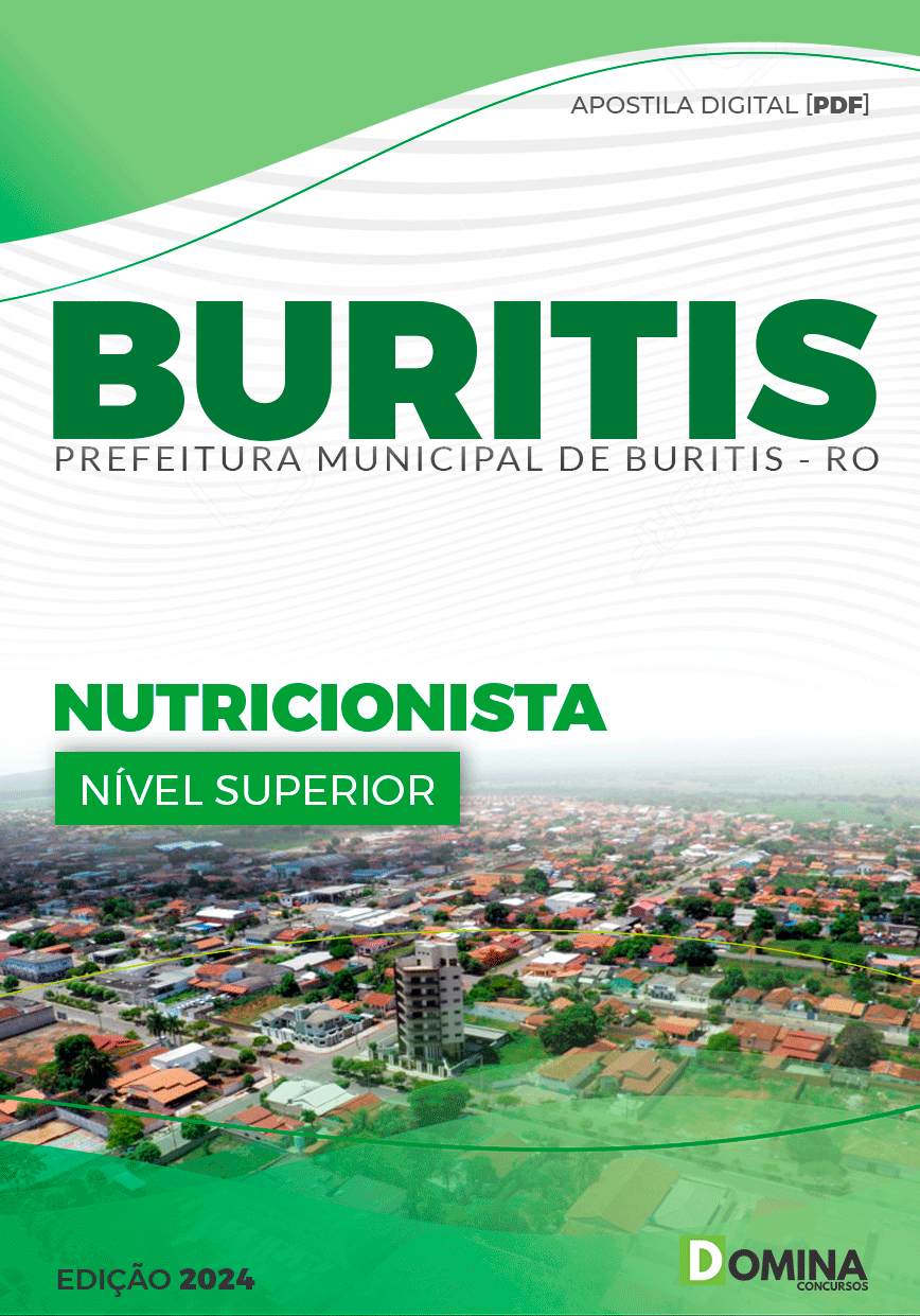 Apostila Pref Buritis RO 2024 Nutricionista