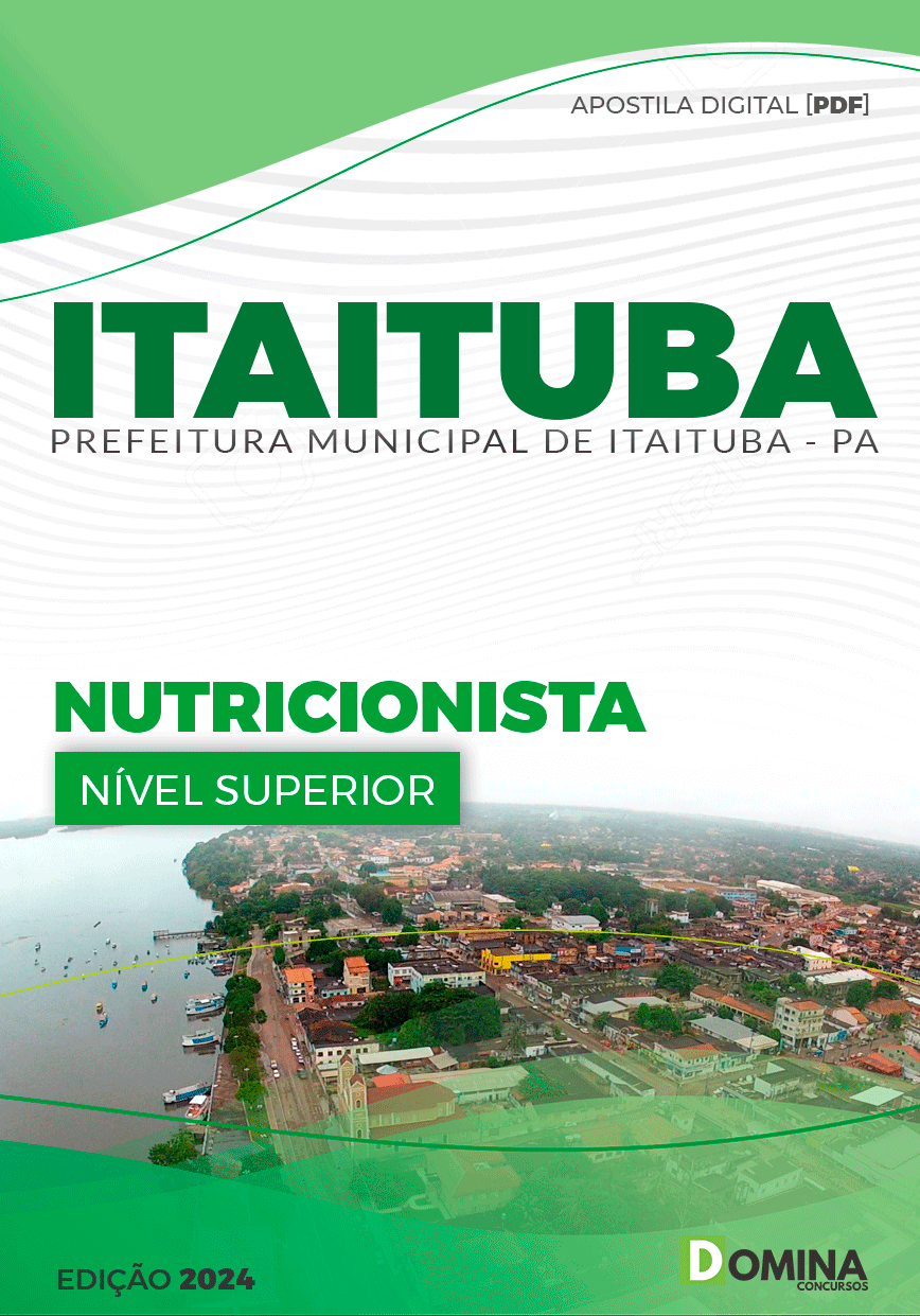 Apostila Pref Itaituba PA 2024 Nutricionista