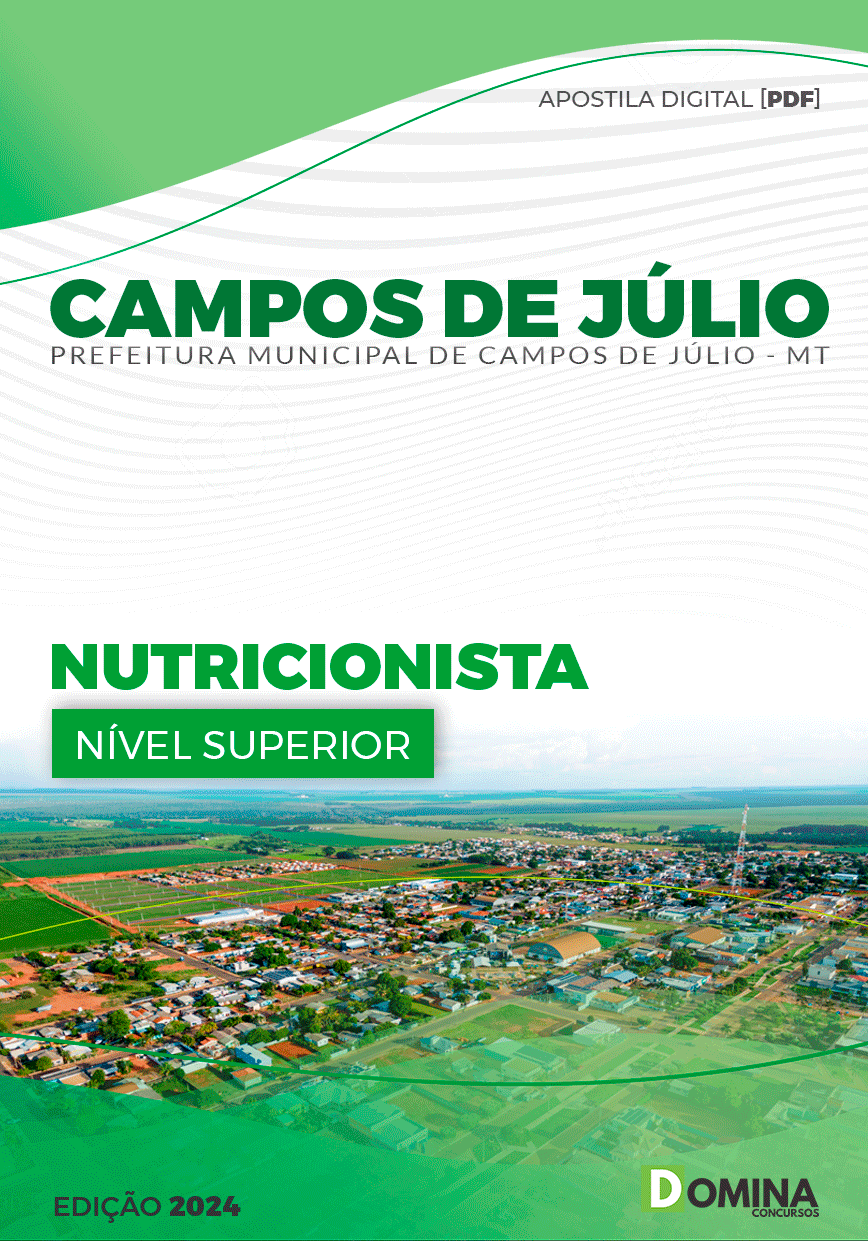 Apostila Pref Campos de Júlio MT 2024 Nutricionista
