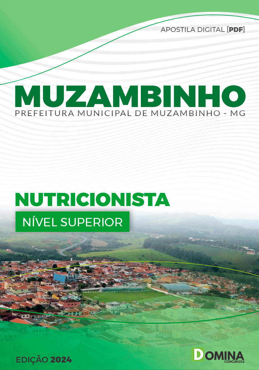Apostila Pref Muzambinho MG 2024 Nutricionista