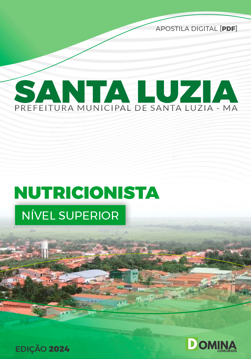 Apostila Pref Santa Luzia MA 2024 Nutricionista