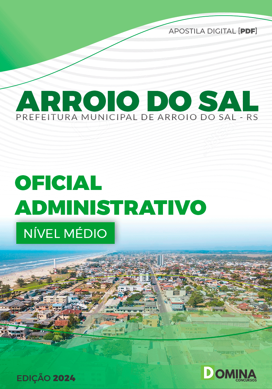 Apostila Pref Arroio do Sal RS 2024 Oficial Administrativo