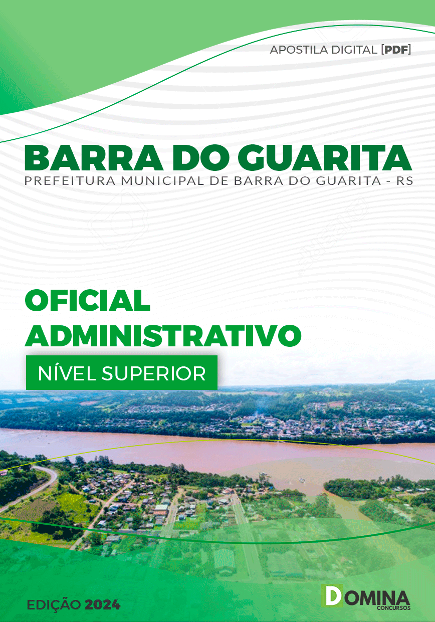 Apostila Pref Barra do Guarita RS Oficial Administrativo