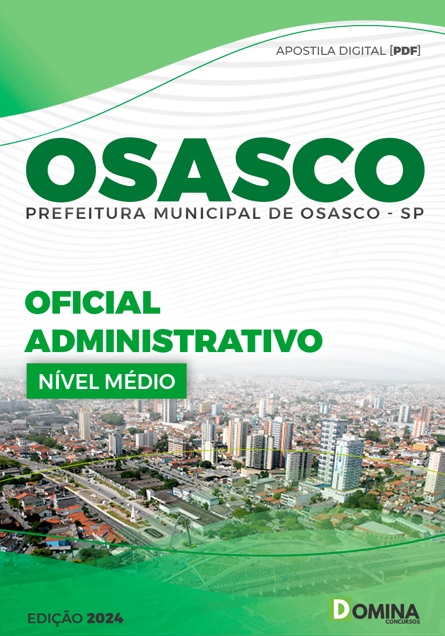Apostila Pref Osasco SP 2024 Oficial Administrativo