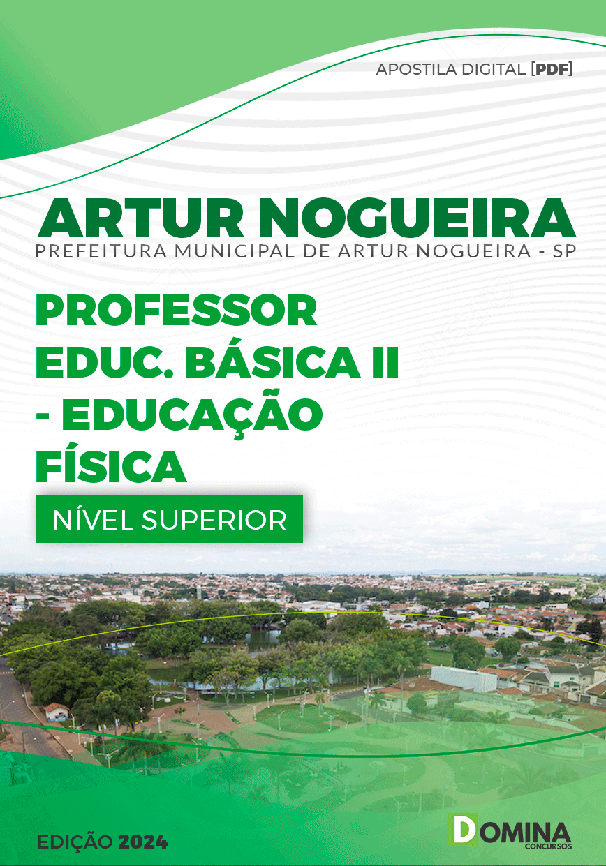 Pref Artur Nogueira SP 2024 Professor de Educação Física