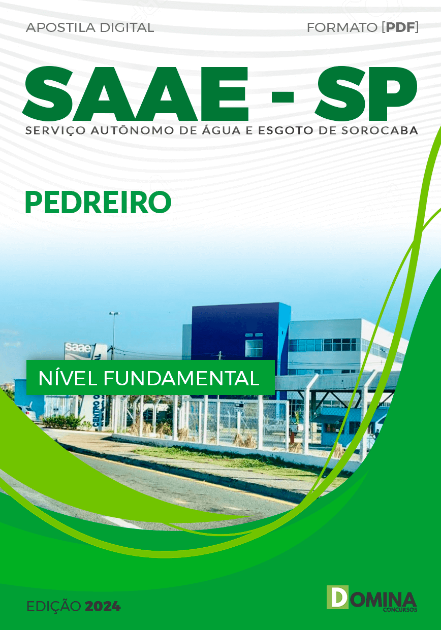 Apostila SAAE Sorocaba SP 2024 Pedreiro