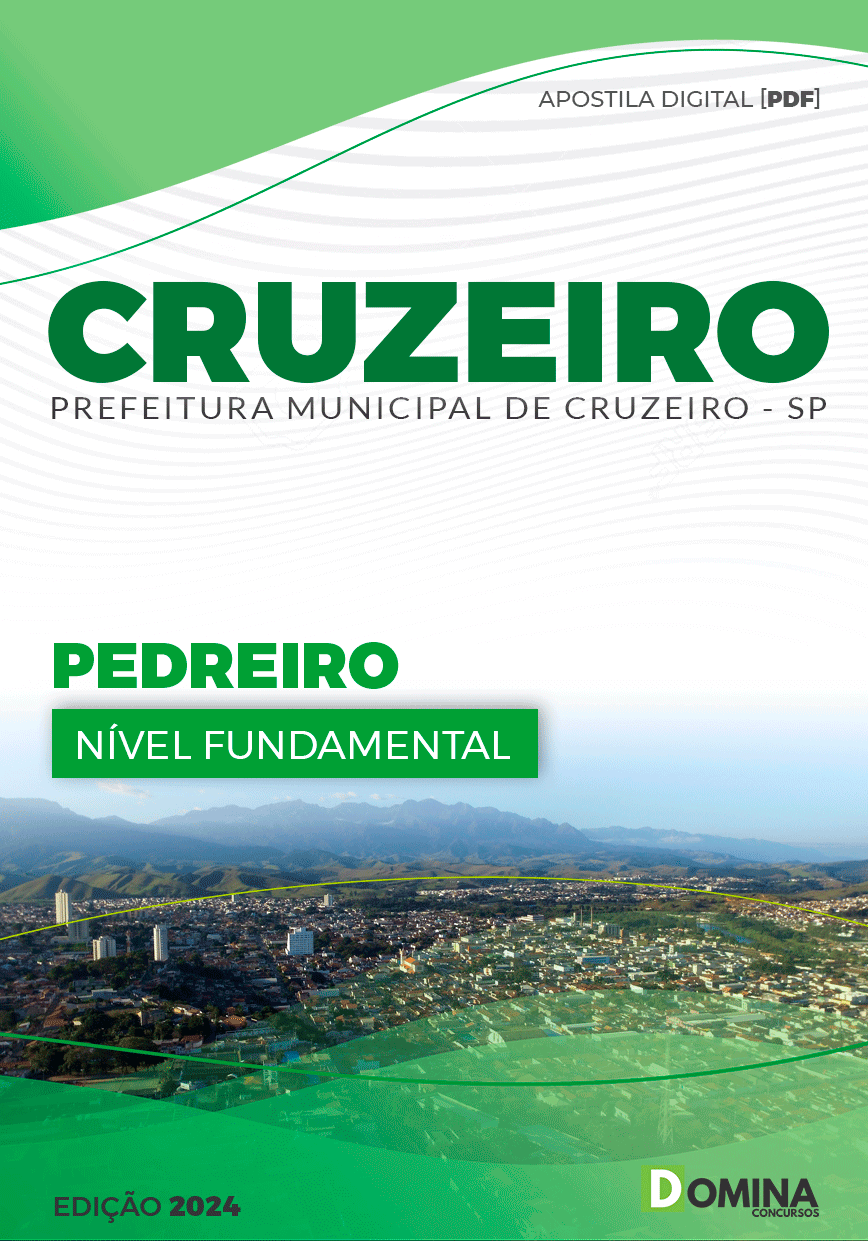 Apostila Pref Cruzeiro SP 2024 Pedreiro