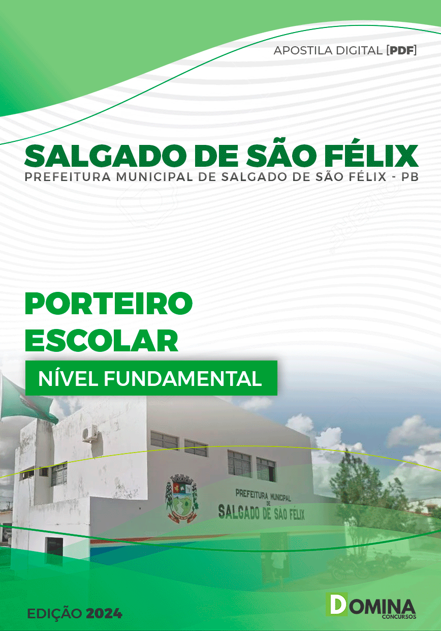 Apostila Pref Salgado de São Félix PB 2024 Porteiro
