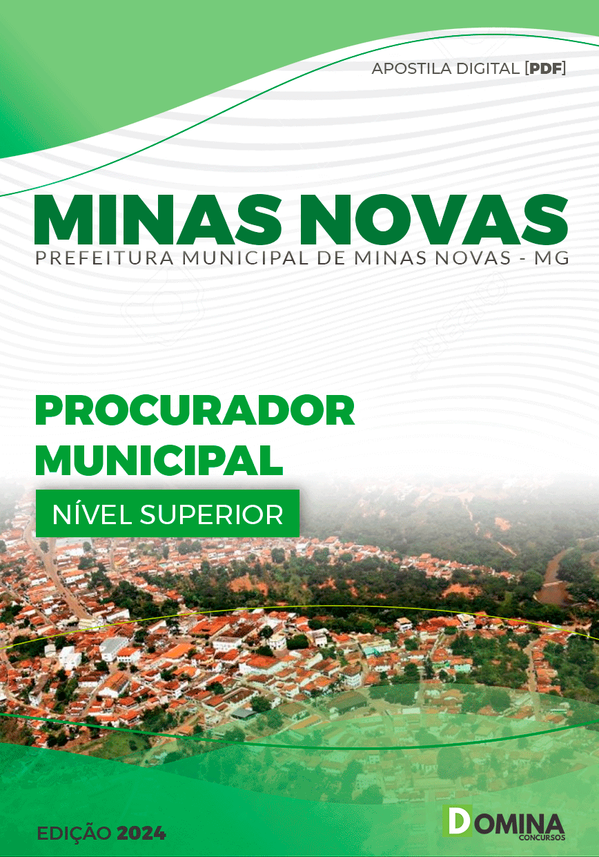 Apostila Pref Minas Novas MG 2024 Procurador Municipal