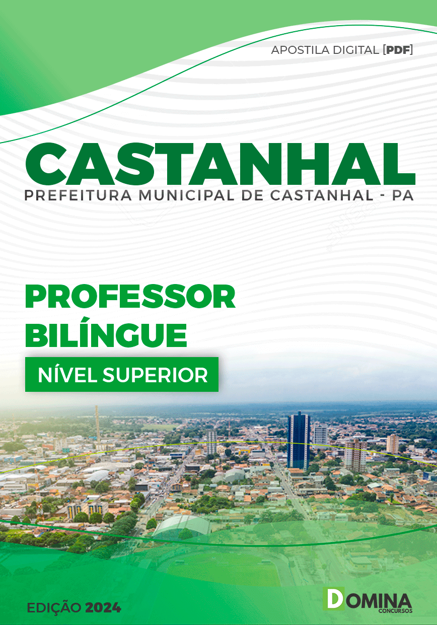 Apostila Pref Castanhal PA 2024 Professor Bilíngue