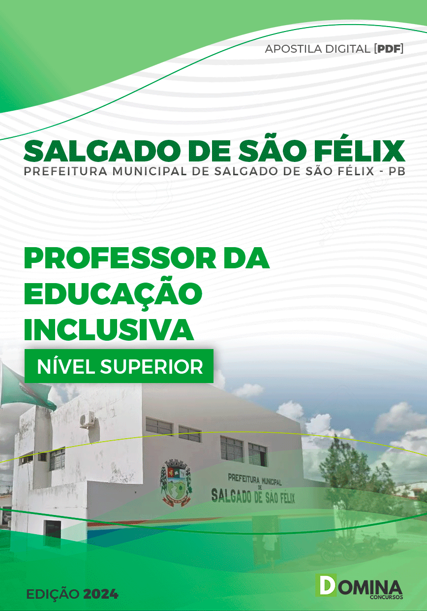 Apostila Pref Salgado de São Félix PB 2024 Professor Educação Inclusiva