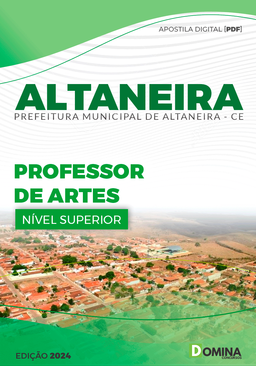 Apostila Pref Altaneira CE 2024 Professor II Artes