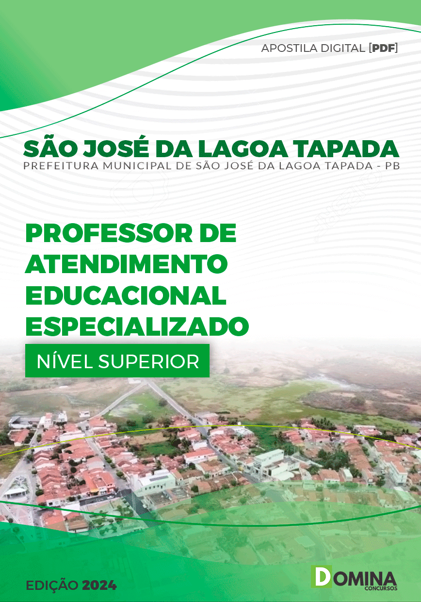 Apostila Pref São José da Lagoa PB 2024 Professor AEE