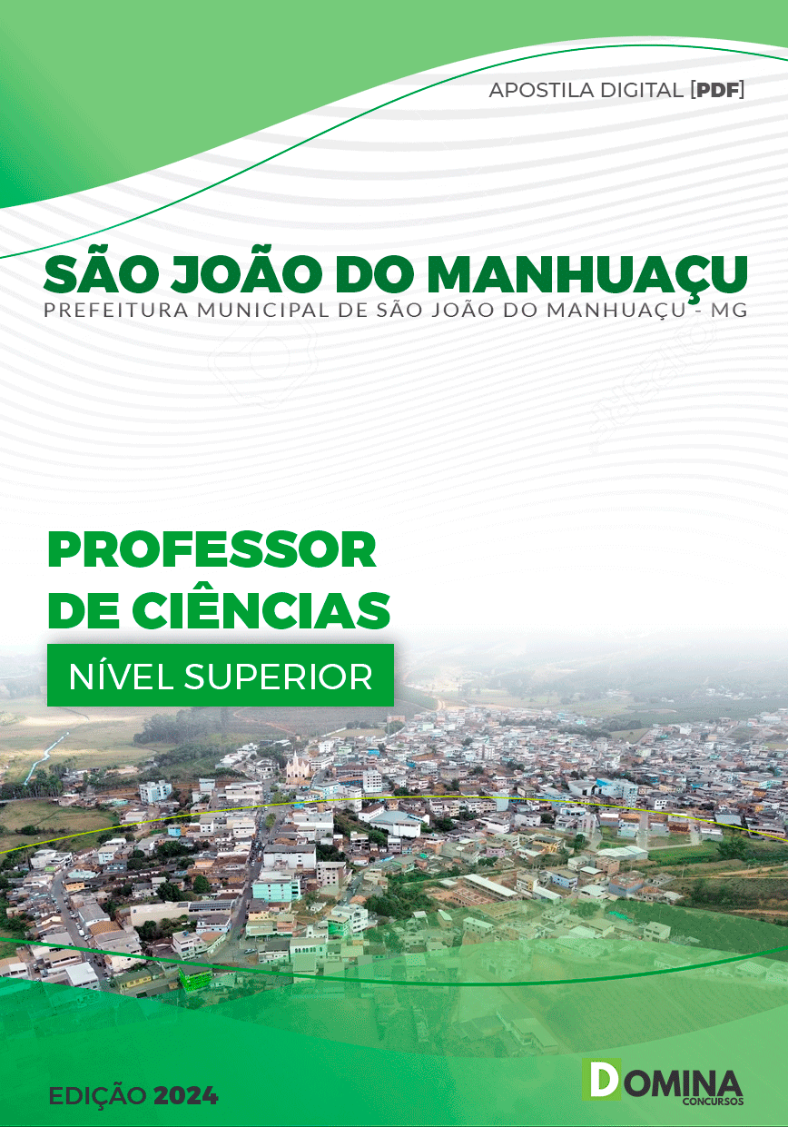 Apostila Pref São João do Manhuaçu MG 2024 Professor Ciências