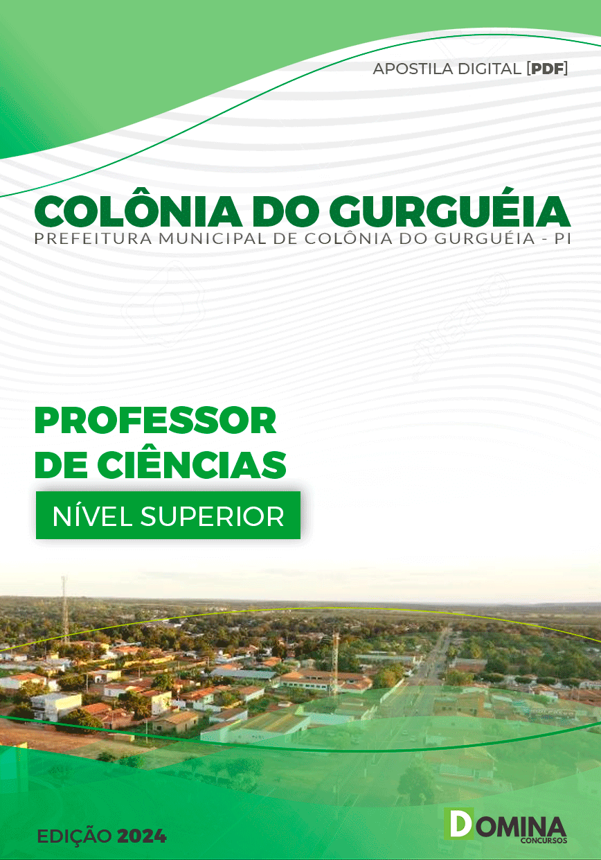 Apostila Pref Colônia Do Gurguéia PI 2024 Professor Ciências