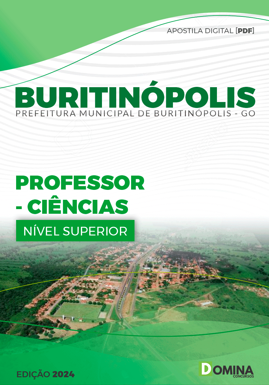Apostila Pref Buritinópolis GO 2024 Professor Ciências