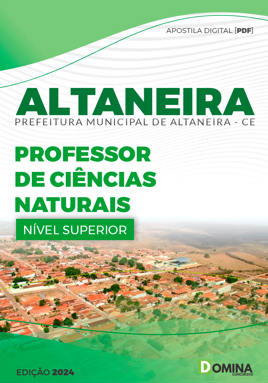 Apostila Pref Altaneira CE 2024 Professor II Ciências Naturais