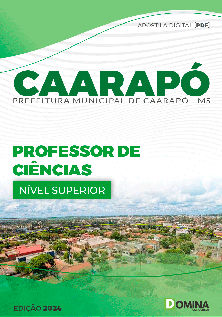 Apostila Pref Caarapó MS 2024 Professor Ciências