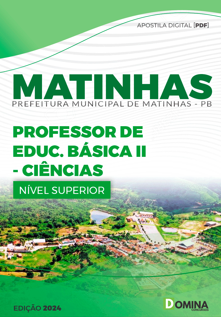 Apostila Pref Matinhas PB 2024 Professor II Ciências