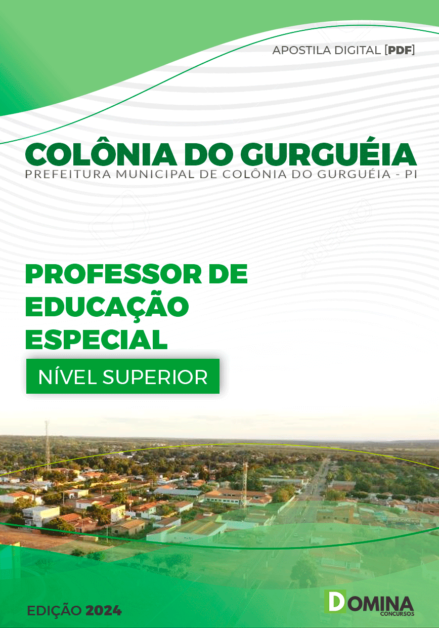 Apostila Pref Colônia Do Gurguéia PI 2024 Professor Educação Especial