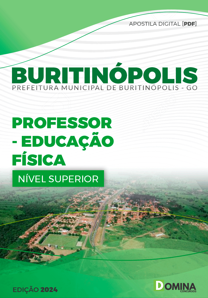 Apostila Pref Buritinópolis GO 2024 Professor Educação Física