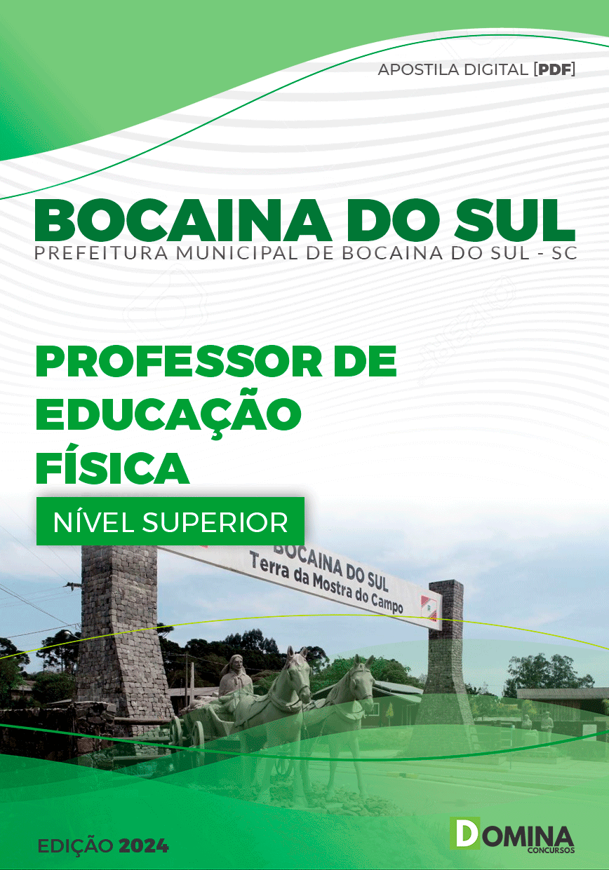 Apostila Pref Bocaina Do Sul SC 2024 Professor Educação Física